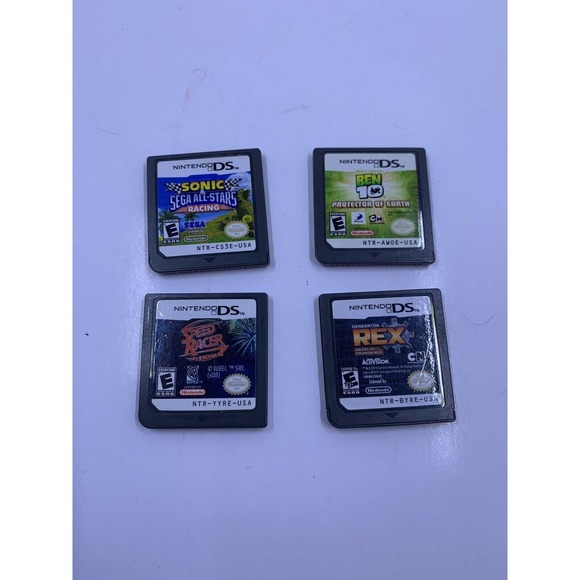 Sonic & Sega All-Stars Racing Ben 10 Rex Generator Speed Racer For Nintendo DS - Picture 1 of 4